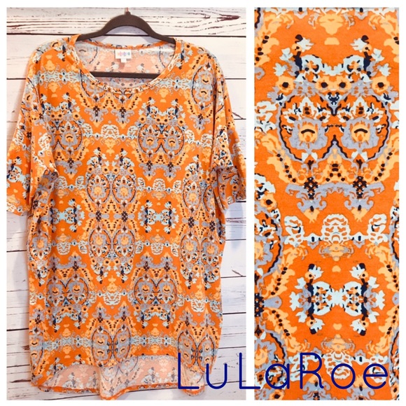 LuLaRoe Tops - EUC LuLaRoe Tapestry Printed Irma Tunic